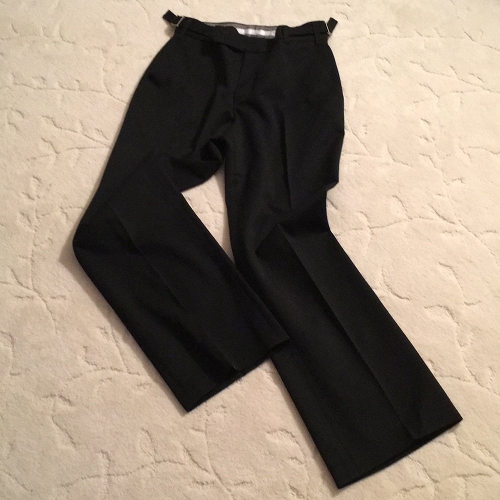 Beautifully tailored high-waisted black pants